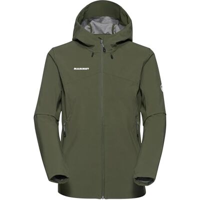 Mammut Outdoor SO jacka med huva Kvinnor mörk marsh L Mammut Outdoor SO jacka med huva Kvinnor mörk marsh L