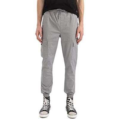 DeFacto Sweatpants för män, GRÅ, 32W x 32L DeFacto Sweatpants för män, GRÅ, 32W x 32L