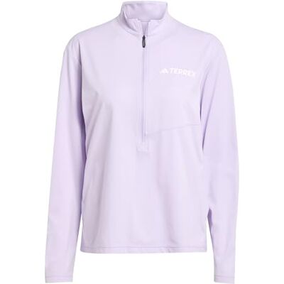 adidas Kobiety Terrex Multi CLIMACOOL Half Zip Long Sleeve, Powder Plum, XS adidas Kobiety Terrex Multi CLIMACOOL Half Zip Long Sleeve, Powder Plum, XS