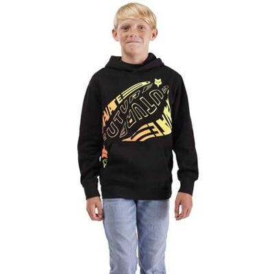 Fox Racing Fox Hoodie Junior Elevated Fleece PO Schwarz YM Fox Racing Fox Hoodie Junior Elevated Fleece PO Schwarz YM
