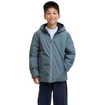 JACK & JONES JUNIOR Jjebrook vändbar jacka Sn Jnr, Stormy Weather, Numeric_164, Stormigt väder, numeric_164 JACK & JONES JUNIOR Jjebrook vändbar jacka Sn Jnr, Stormy Weather, Numeric_164, Stormigt väder, numeric_164