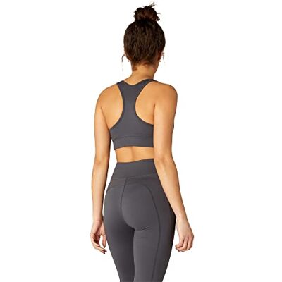 FM London dam Sport BH Racerback Sports Bra, Träkol, XL FM London dam Sport BH Racerback Sports Bra, Träkol, XL