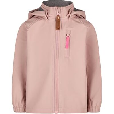 Sterntaler Jacka med huva softshell, gammalrosa, 128 Sterntaler Jacka med huva softshell, gammalrosa, 128