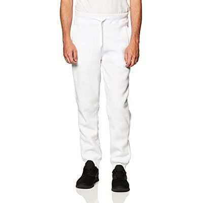 Southpole 1570 Basic Active Fleece Jogger Sweatpants för män, Vit a, 3XL Southpole 1570 Basic Active Fleece Jogger Sweatpants för män, Vit a, 3XL