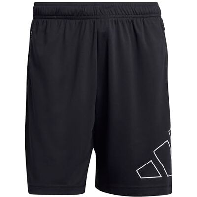 adidas herr Workout Essentials Base Pique Big Logo Short Shorts, black, XXL adidas herr Workout Essentials Base Pique Big Logo Short Shorts, black, XXL