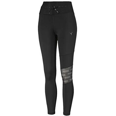 PUMA Damer känns det nät 7/8 fina leggings Svart S PUMA Damer känns det nät 7/8 fina leggings Svart S