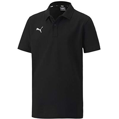 PUMA Kinder teamGOAL 23 Casuals Polo Jr Poloshirt, Black, 116 PUMA Kinder teamGOAL 23 Casuals Polo Jr Poloshirt, Black, 116