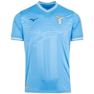 Mizuno Lazio Hem Barns Tröja - Fotbollsjersey Mizuno Lazio Hem Barns Tröja - Fotbollsjersey
