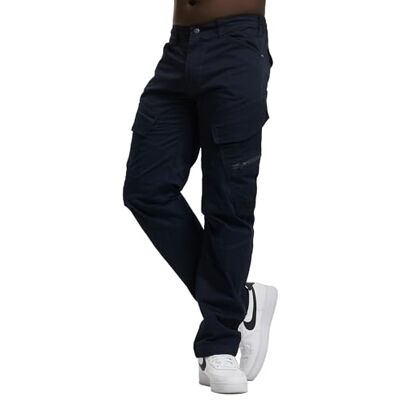 Brandit Adven Slim Fit Byxor (S – XXL), marinblå, XXL Brandit Adven Slim Fit Byxor (S – XXL), marinblå, XXL