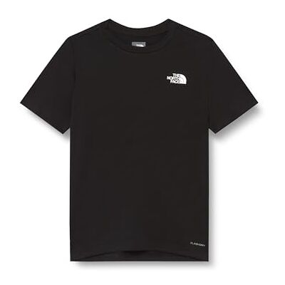 THE NORTH FACE Boy's Reaxion S/S T-shirt blandad T-shirt, Tnf svart, XXL THE NORTH FACE Boy's Reaxion S/S T-shirt blandad T-shirt, Tnf svart, XXL