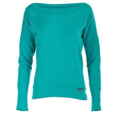 WINSHAPE Dam Longsleeve fritid sport dans fitness långärmad tröja, ocean-green, XL WINSHAPE Dam Longsleeve fritid sport dans fitness långärmad tröja, ocean-green, XL