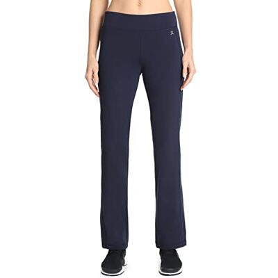 Danskin Yogabyxor för kvinnor, Midnatt marinblå, M Danskin Yogabyxor för kvinnor, Midnatt marinblå, M