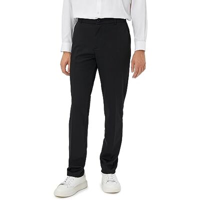 Koton Män Slim Fit Pocket Detaljer Klassiska Byxor, 999 (svart), 44 SE Koton Män Slim Fit Pocket Detaljer Klassiska Byxor, 999 (svart), 44 SE