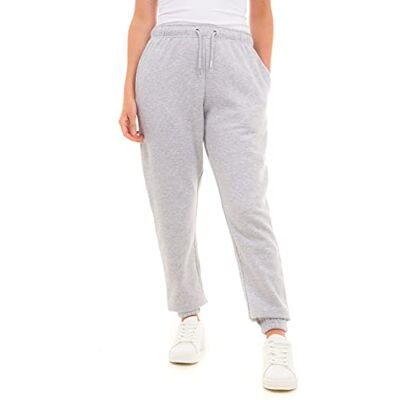 M17 Dam, återvunnen, överdimensionerade joggingbyxor, vardagliga träningsbyxor, manschettfåll, loungebyxor, elastiska yogabyxor, träningsoverall, fickor, Grå, L M17 Dam, återvunnen, överdimensionerade joggingbyxor, vardagliga träningsbyxor, manschettfåll, loungebyxor, elastiska yogabyxor, träningsoverall, fickor, Grå, L