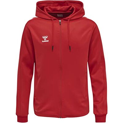 hummel , hmlCORE XK poly zip hood sweat, äkta RED, XL hummel , hmlCORE XK poly zip hood sweat, äkta RED, XL