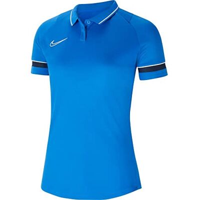 NIKE Academy 21 Dam Polo med Dri-FIT-teknologi - Blå NIKE Academy 21 Dam Polo med Dri-FIT-teknologi - Blå