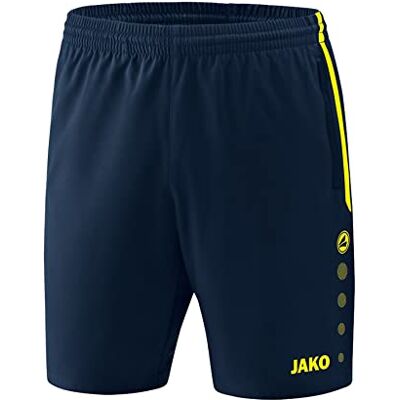 JAKO , Training & fitness – barn, shorts, kompetition 2.0, marin/neongul, 128, 6218 JAKO , Training & fitness – barn, shorts, kompetition 2.0, marin/neongul, 128, 6218