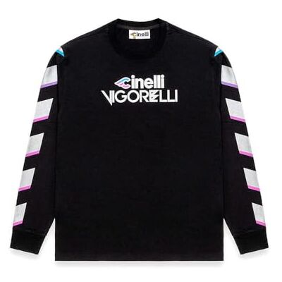 Cinelli Långärmad VIGORELLI svart, Svart, M Cinelli Långärmad VIGORELLI svart, Svart, M