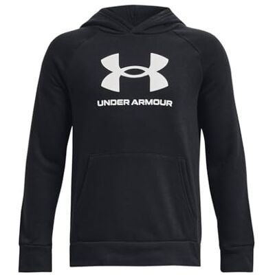 Under Armour Rival Fleece Big Logo Hoodie Sweatshirt för pojkar Under Armour Rival Fleece Big Logo Hoodie Sweatshirt för pojkar