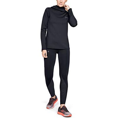 Under Armour kvinnors kvalster snabbficka kallkläder tajt leggings Black/Black/Reflective (001) XS Under Armour kvinnors kvalster snabbficka kallkläder tajt leggings Black/Black/Reflective (001) XS