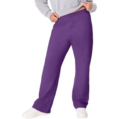 Hanes Dam Cool Dri träningsbyxor, Violett prakt ljung, S Hanes Dam Cool Dri träningsbyxor, Violett prakt ljung, S