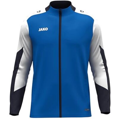 JAKO Unisex polyesterjacka Dynamisk, kungs/vit/marinblå, XXL JAKO Unisex polyesterjacka Dynamisk, kungs/vit/marinblå, XXL