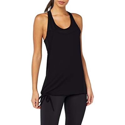 iNTiMUSe Damen Yoga Tank Top, damsportöverdel, svart (schwarz), 36 (tillverkarens storlek: liten) iNTiMUSe Damen Yoga Tank Top, damsportöverdel, svart (schwarz), 36 (tillverkarens storlek: liten)