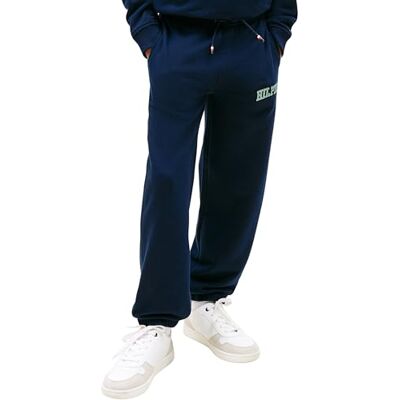 Tommy Hilfiger pojke Varisty Sweatpants KB0KB10254 sweatpants, blå (mörk natt marinblå), 14 år Tommy Hilfiger pojke Varisty Sweatpants KB0KB10254 sweatpants, blå (mörk natt marinblå), 14 år