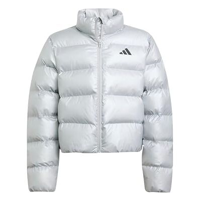 adidas Unisex – Barn SYNTHETIC DOWN GLAM JACKET, Silver Metallic/Black Reflective, 15-16 Years adidas Unisex – Barn SYNTHETIC DOWN GLAM JACKET, Silver Metallic/Black Reflective, 15-16 Years