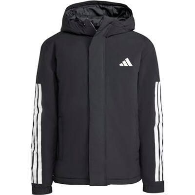 adidas herr Climawarm 3 Stripes Insulated Hooded S Coat, black, M adidas herr Climawarm 3 Stripes Insulated Hooded S Coat, black, M