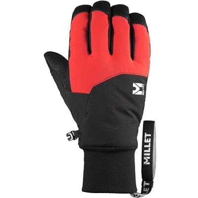 MILLET Patenta läderhandskar unisex SKI OUTDOOR, Färg: röd, S MILLET Patenta läderhandskar unisex SKI OUTDOOR, Färg: röd, S