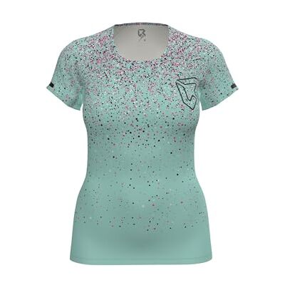 Rock Experience Drip SS Woman T-shirt Kortärmad T-shirt, Ljusblå/flerfärgad, M Rock Experience Drip SS Woman T-shirt Kortärmad T-shirt, Ljusblå/flerfärgad, M