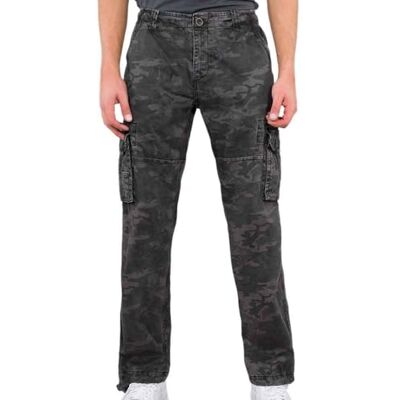 Alpha Industries Jet Pant Camo-fritidsbyxor för män Black Camo Alpha Industries Jet Pant Camo-fritidsbyxor för män Black Camo