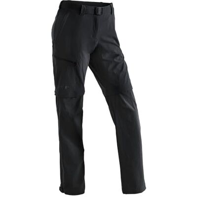 Maier Sports dam Nata vandringsbyxor T-dragkedja, svart (Black-900), 50 Maier Sports dam Nata vandringsbyxor T-dragkedja, svart (Black-900), 50