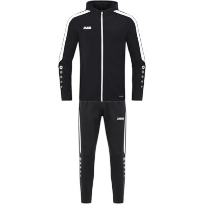 JAKO Barn träningsoverall polyester Power med huva, svart, 128 JAKO Barn träningsoverall polyester Power med huva, svart, 128