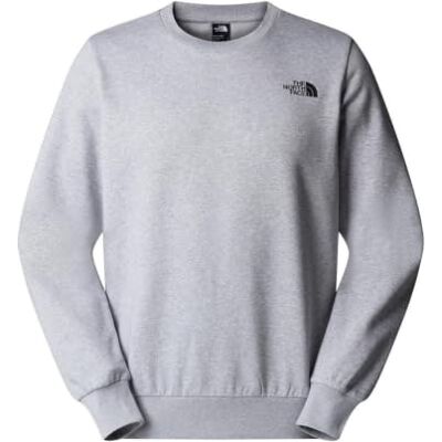 THE NORTH FACE Simple Dome Crew Tröja för män, Tnf Light Grey Heather, XXL THE NORTH FACE Simple Dome Crew Tröja för män, Tnf Light Grey Heather, XXL