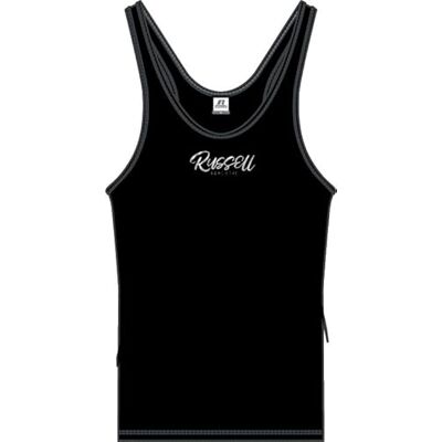Russell Athletic Sybil-ärmlös linne för kvinnor, svart, XL Russell Athletic Sybil-ärmlös linne för kvinnor, svart, XL