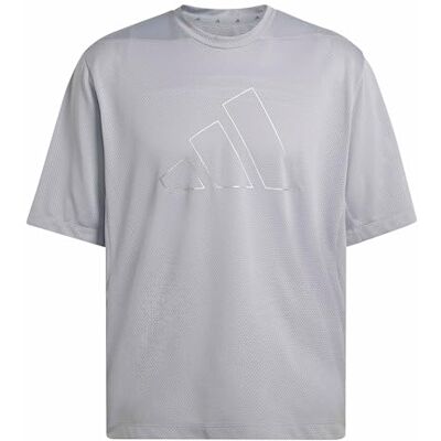 adidas Mezczyzni D4T POWER ESSENTIALS WORKOUT MESH T-SHIRT, halo silver, S adidas Mezczyzni D4T POWER ESSENTIALS WORKOUT MESH T-SHIRT, halo silver, S