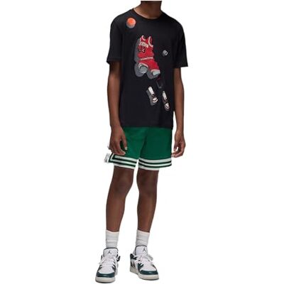 NIKE Jordan Ghost Man barn unisex T-shirt (1-pack), Svart, S NIKE Jordan Ghost Man barn unisex T-shirt (1-pack), Svart, S