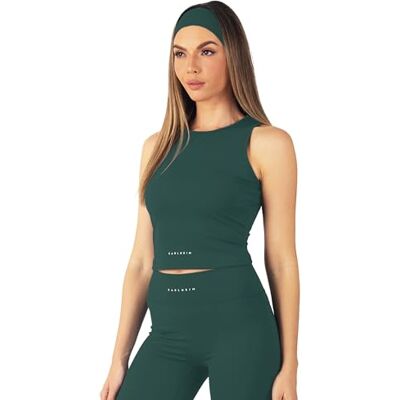 Carlheim Women's Serenita Active Collection Tank top, Dark Teal, Medium Carlheim Women's Serenita Active Collection Tank top, Dark Teal, Medium
