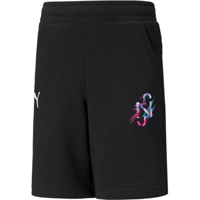 PUMA Unisex barn Neymar Jr Creativity shorts Jr shorts Grå svart 116 PUMA Unisex barn Neymar Jr Creativity shorts Jr shorts Grå svart 116