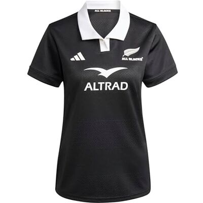 adidas dam All Blacks Home Replica Jersey Women Shirt, ALL BLACK, XS adidas dam All Blacks Home Replica Jersey Women Shirt, ALL BLACK, XS