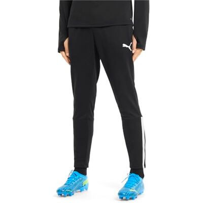 PUMA Men's TeamLIGA Training Pants, Black White, Medium PUMA Men's TeamLIGA Training Pants, Black White, Medium