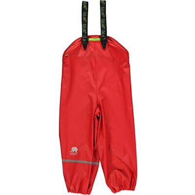Celavi Babyflicka Rainwear Pants – solida regnbyxor, Röd (Roth 402), 80 cm Celavi Babyflicka Rainwear Pants – solida regnbyxor, Röd (Roth 402), 80 cm