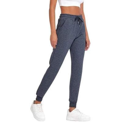COMEOR Joggingbyxor dam – bomull sportbyxor långa varma träningsbyxor, dam fritidsbyxor, sweatpants med normal passform för fitness, yoga, fritid, Mörkgrå, XXL COMEOR Joggingbyxor dam – bomull sportbyxor långa varma träningsbyxor, dam fritidsbyxor, sweatpants med normal passform för fitness, yoga, fritid, Mörkgrå, XXL