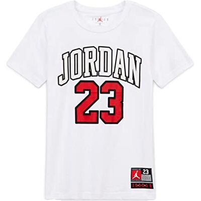 NIKE T-Shirt Bianca da Bambino 95A088-001, vit, L NIKE T-Shirt Bianca da Bambino 95A088-001, vit, L