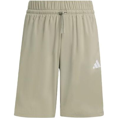 adidas unisex barn Essentials Climacool Stripes Shorts, silver pebble/white, 11-12 Years adidas unisex barn Essentials Climacool Stripes Shorts, silver pebble/white, 11-12 Years