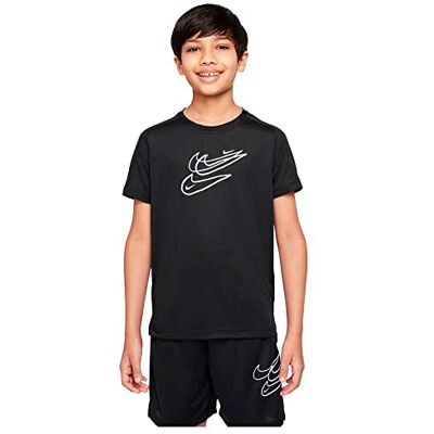 NIKE B Dri-Fit Perf Top Collectn Hbr T-shirt, svart/svart, storlek XS unisex barn NIKE B Dri-Fit Perf Top Collectn Hbr T-shirt, svart/svart, storlek XS unisex barn