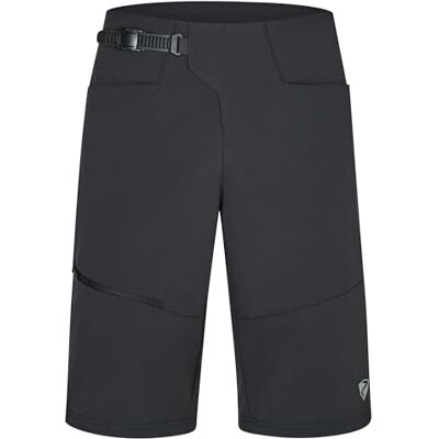 Ziener Herr NUWE X-Function cykelshorts med innerbyxor – mountainbike/utomhus/fritid – andningsbar, snabbtorkande, vadderad, svart, 46 Ziener Herr NUWE X-Function cykelshorts med innerbyxor – mountainbike/utomhus/fritid – andningsbar, snabbtorkande, vadderad, svart, 46