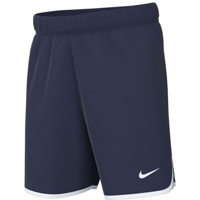 NIKE unisex barn shorts Y NK DF LSR V shorts W, midnatt marinblå/vit/vit, DH8408-410, S NIKE unisex barn shorts Y NK DF LSR V shorts W, midnatt marinblå/vit/vit, DH8408-410, S